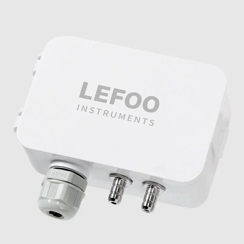 LEFOO LFM108 0-10V/RS485 output 0-25000pa Wind pressure sensor pressure difference Static pressure sensor for ventilation duct