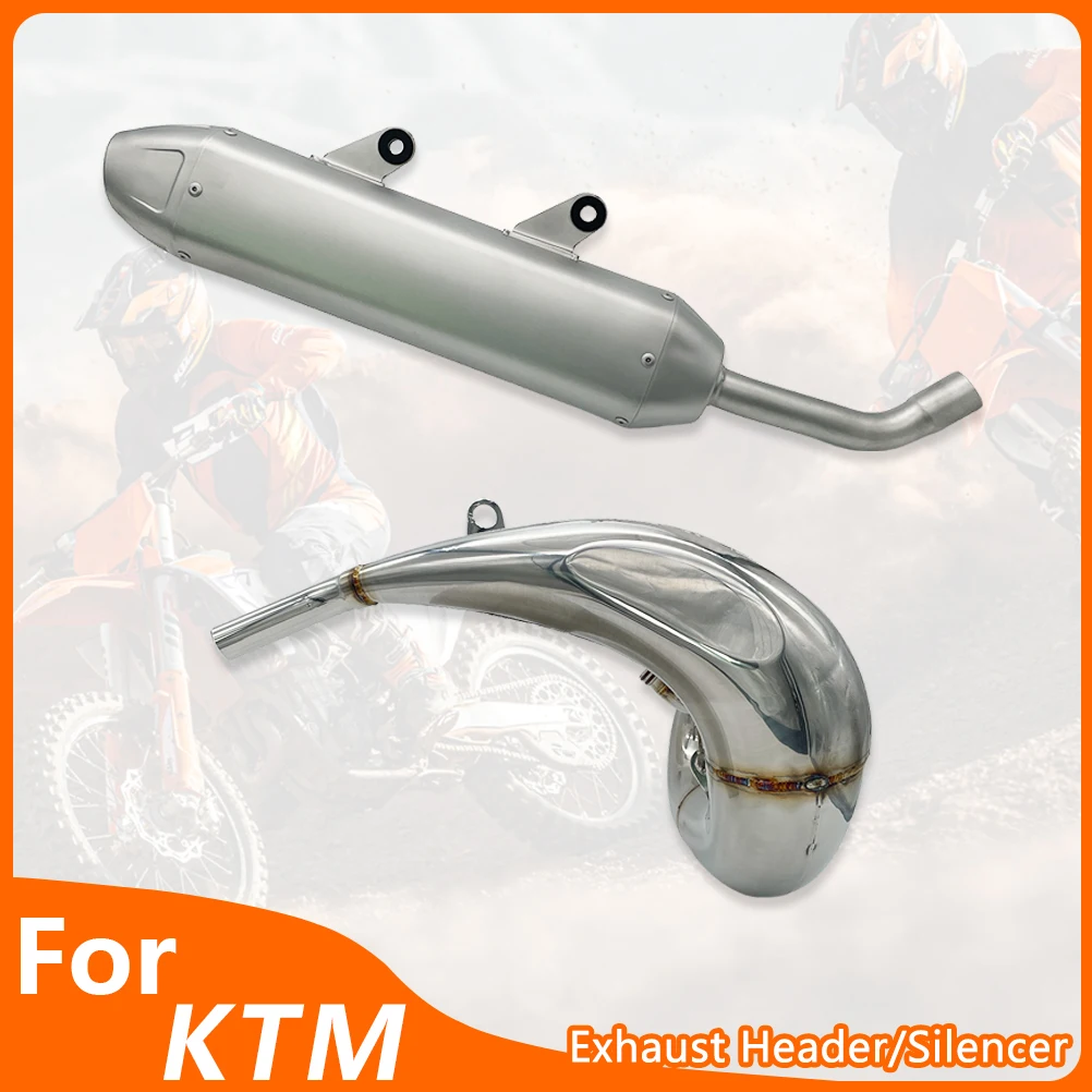 Für 19-23 HUSQVARNA TC TE TX KTM SX XC EXC GASGAS EC EX MC 250 300 Motorrad Auspuffkrümmer Auspuff Endrohr Auspuff Schalldämpfer