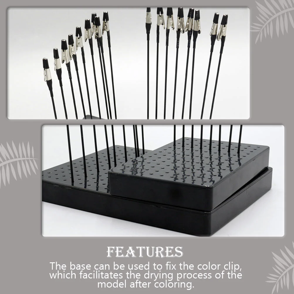 Model Coloring Table Tool Paint Rod Clip Base Miniature Building Spraying Workbench Alloy Abs Clips Bamboo Stick