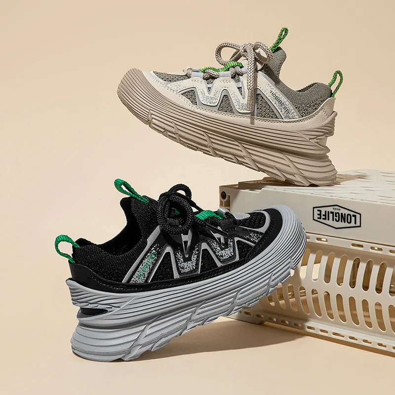 

Children's Non-slip Simple Kids School Running Sneakers Classic Sneakers for Boy Fashion Girls Causal Black School Tennis Shoes