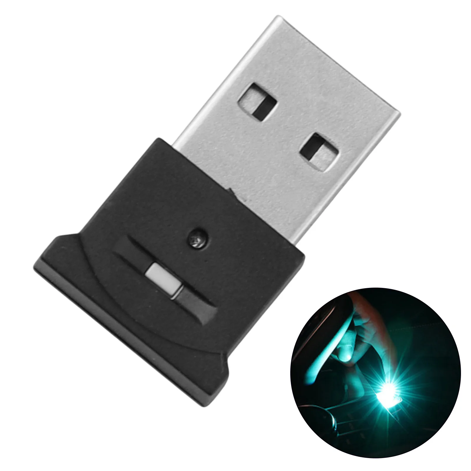 

1 шт. автомобильная атмосферная лампа USB светодиодная неоновая лампа 8 цветов меняющаяся окружающая лампа мини-внутреннее освещение 5 В автомобильные товары аксессуары