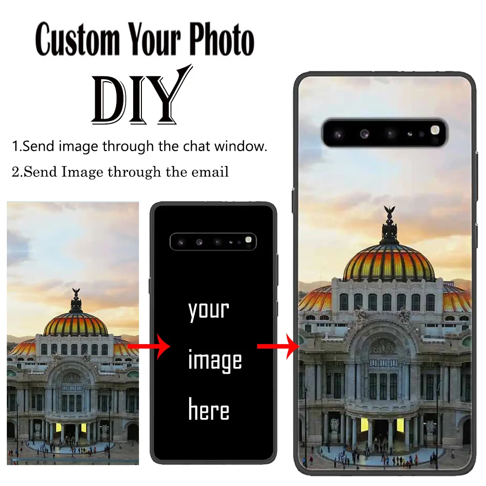 DIY Wedding Photo Customized Magnetic Phone Cases For Samsung Galaxy S10 5G S20 Ultra S8 S9 Plus S7 Edge Silicone Cover Picture