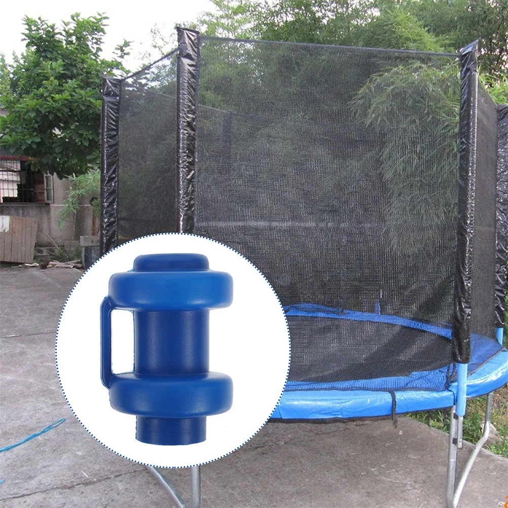 

8 Pcs Trampoline Tube Cap Top Cover Professional Parts Kids Screw Steel Pipe Small