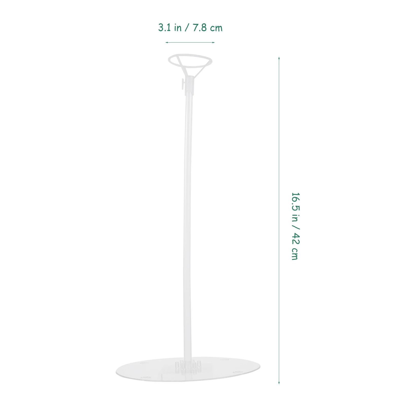 

10Pcs Balloon Support Holder Sturdy Easy Assembly Decorative Stand for Shower Christmas Halloween Balloon Display Prop