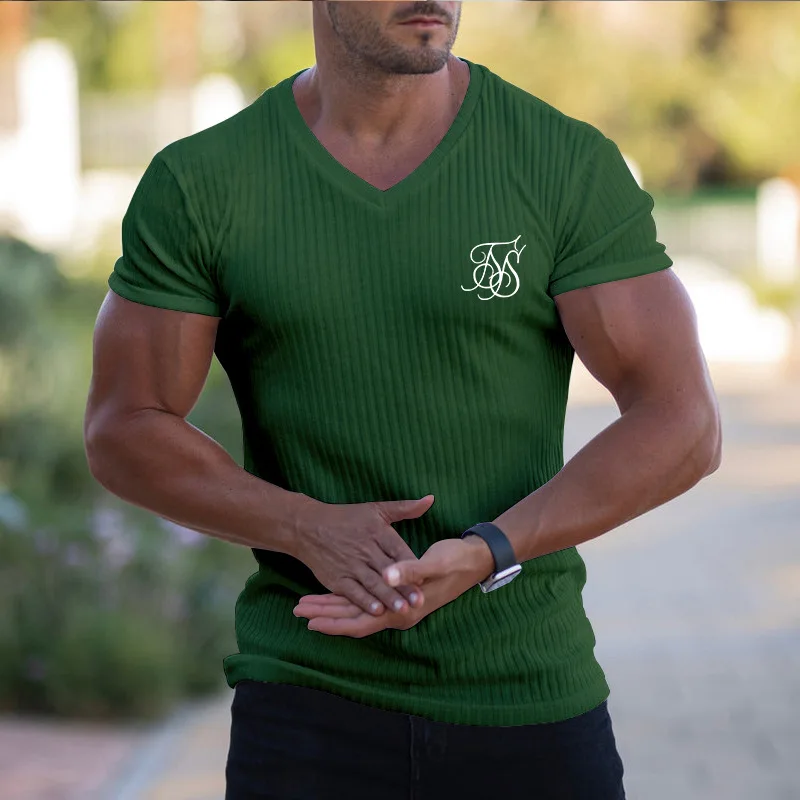 2022 NEW Sik Silk T Shirt Men Summer Short Sleeve Compression Tshirt Mesh Tops Tee Male Clothing Casual Fashion T-shirts