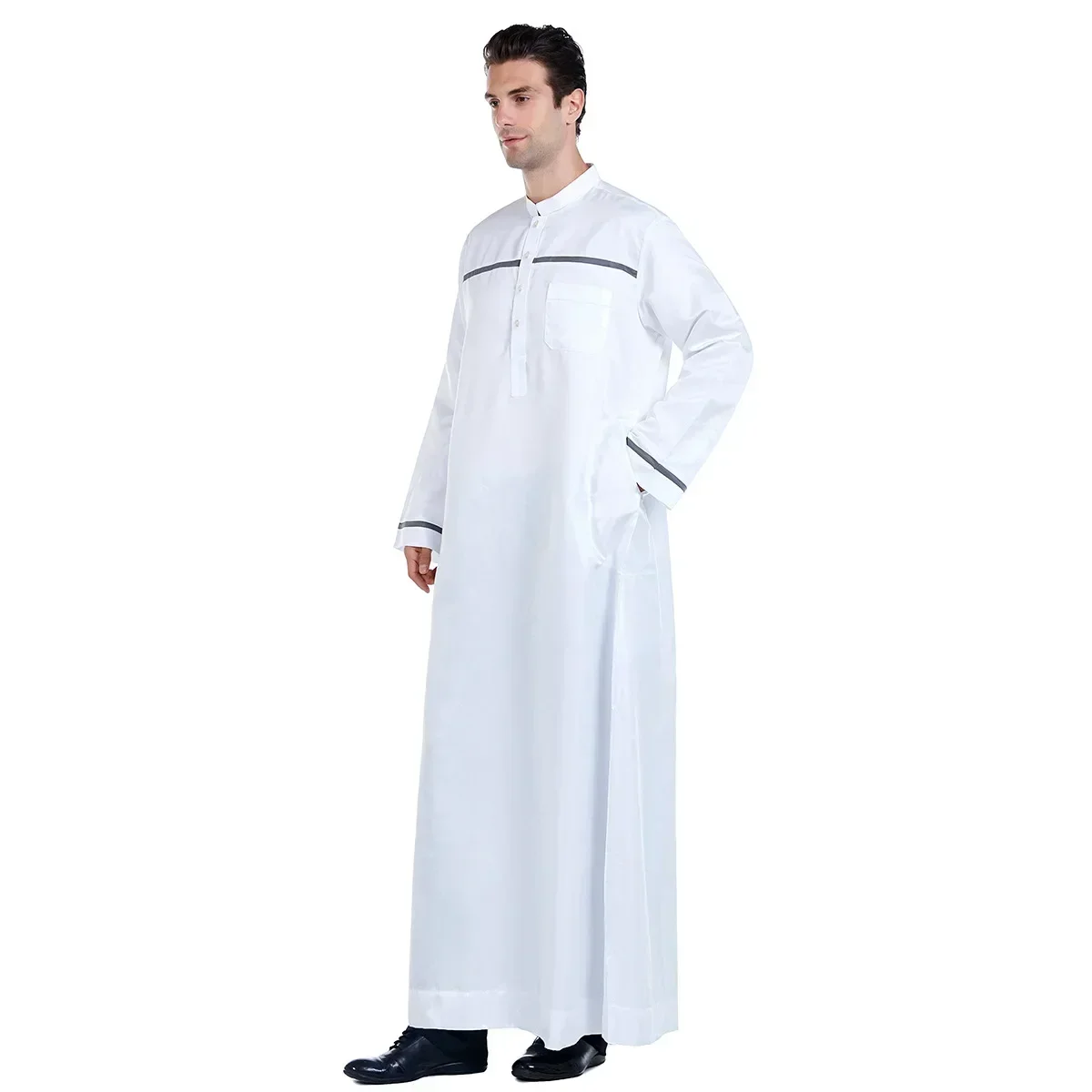 Abaya Robes musulmanes pour hommes Vêtements, Pakistan, Arabe, Dubaï Loisirs en plein air Robes musulmanes à vêtements simples, Turquie, Maroc Musulman S-3XL