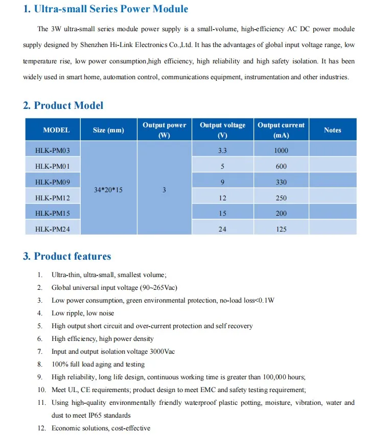 HLK-PM15 PM24 PM12 PM09 ACDC 220V na 5V/3.3V/12V mini energie poskytnout modul RUIST nízko stojí izolovaná výroba energie modul poskytnout