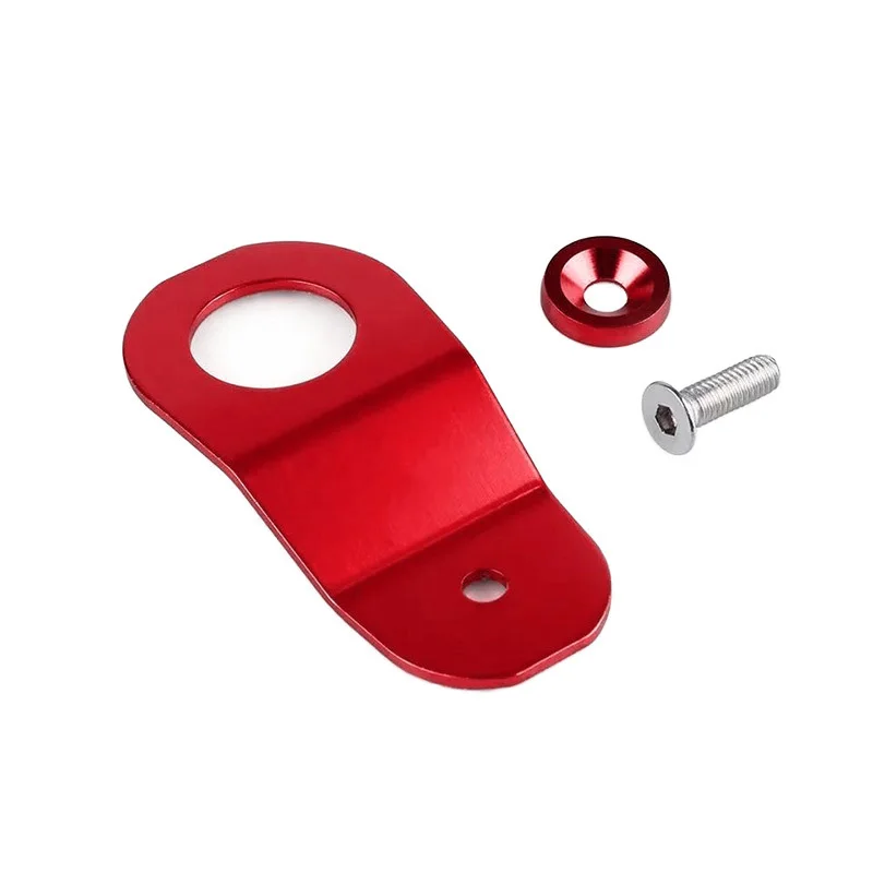 Car Modified Water Tank Fixed Bracket Aluminum Radiator Support Clamp With Screws For Honda Civic EK  Engine Bay Accessories - view 6
