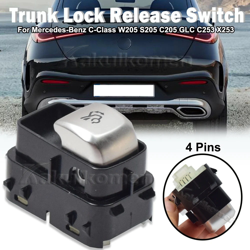A2059051713 Car Trunk Tailgate Control Switch Fit For Benz C W205 S205 Wagon C205 Coupe GLC C253 X253 GLC 2017 2018