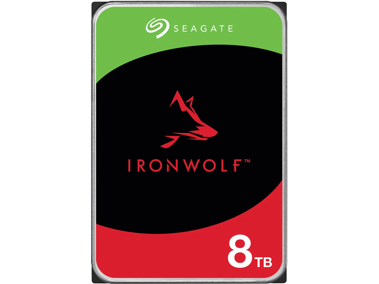 Seagate IronWolf 8TB NAS Hard Drive 7200 RPM 256MB Cache SATA 6.0Gb/s CMR 3.5" Internal HDD, ST8000VN004