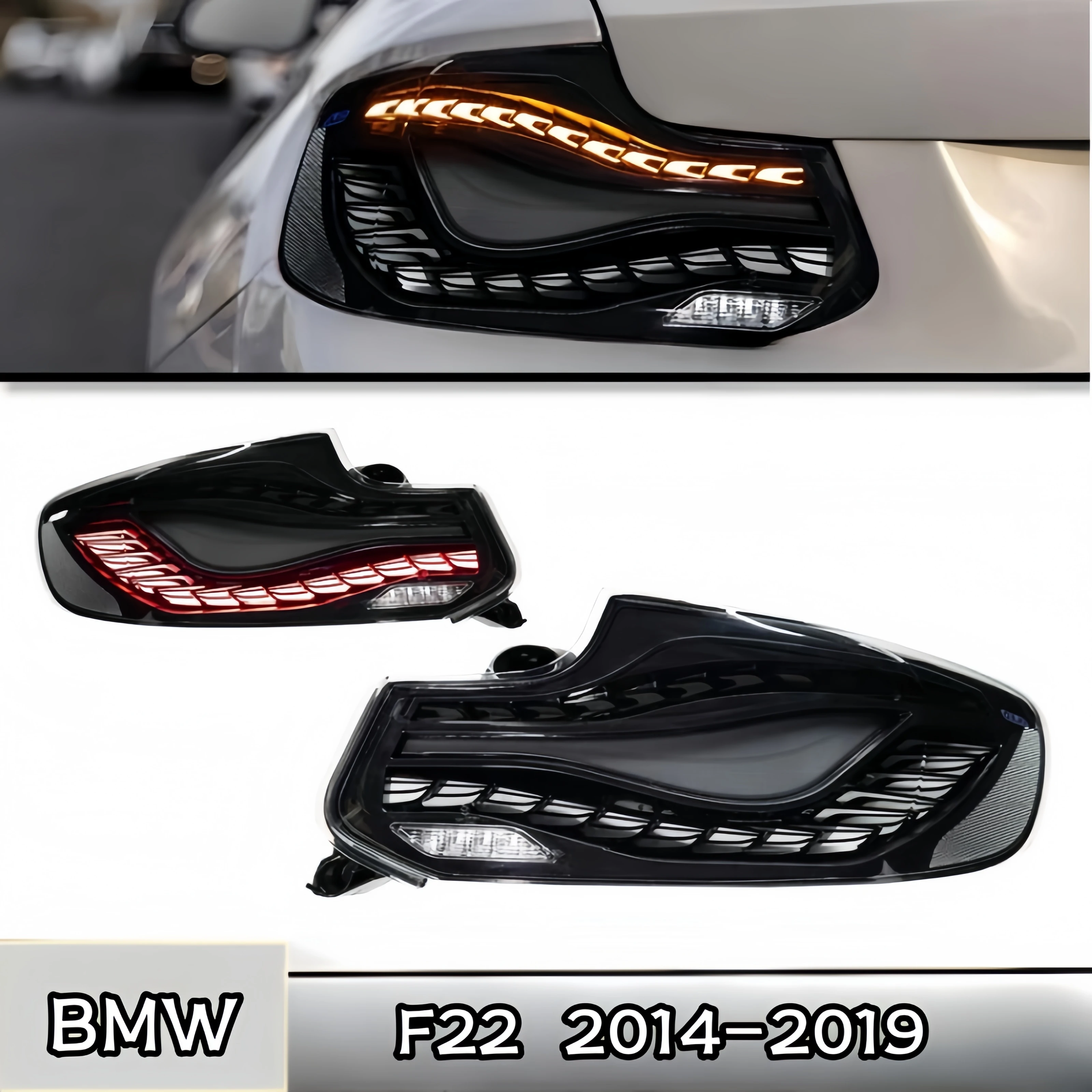 Car Styling for BMW 2 Series F22 Tail Lights F23 LED Tail Light 220i 225i F44 F45 F46 Rear Lamp DRL Signal Auto Accessories