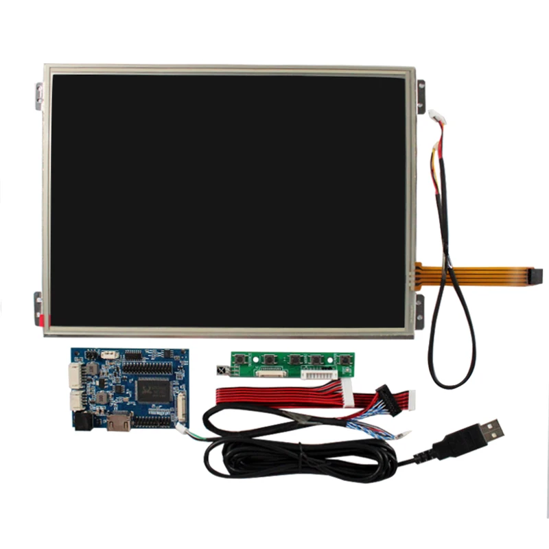 استبدال الشاشة شاشة لوحة ال سي دي 10.4 بوصة Vs104t-004a 1024x768 مقاوم Lcd لوحة شاشة لمس مع لوحة للقيادة Lcd