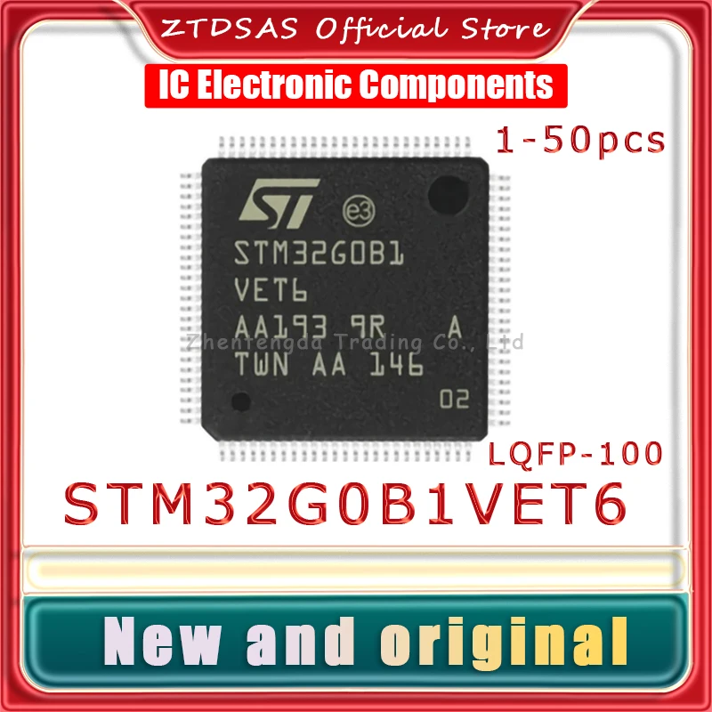 1-50pcs STM32G0B1VET6 STM32G0B1VE STM32G0B1V STM32G0B1 STM32G0B STM32G0 STM32G STM32 STM IC MCU Chip LQFP-100