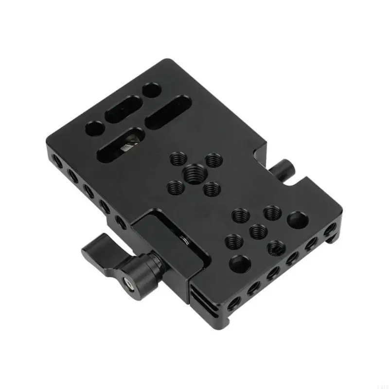 L41Fクイックリリースプレートクランプベースカメラの複数の取り付けオプションを黒く