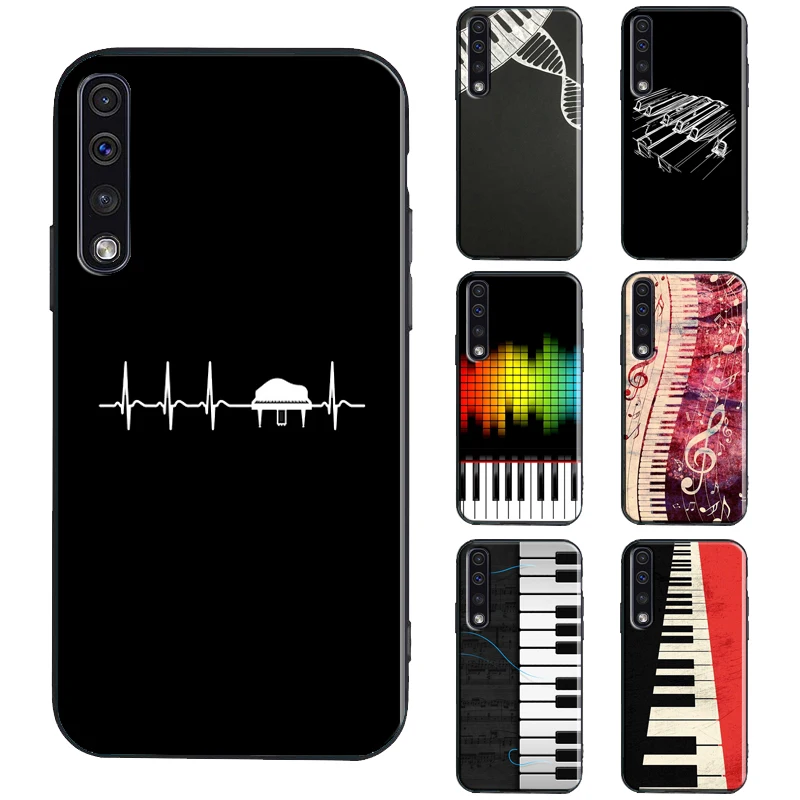 Music Piano Key Case For Samsung A51 A71 A11 A31 A41 A01 A02S A40 A50 A70 A21S A20e A12 A32 A52 A72 Cover