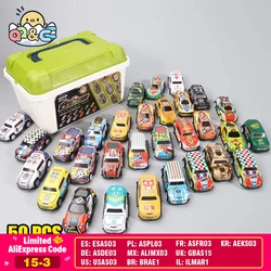 20-50Pcs/set Mini Car Set Inertia Pull Back Cars for Boys Plastic Vehicle Model Collection Toys Birthday Gift for Kids Toddler