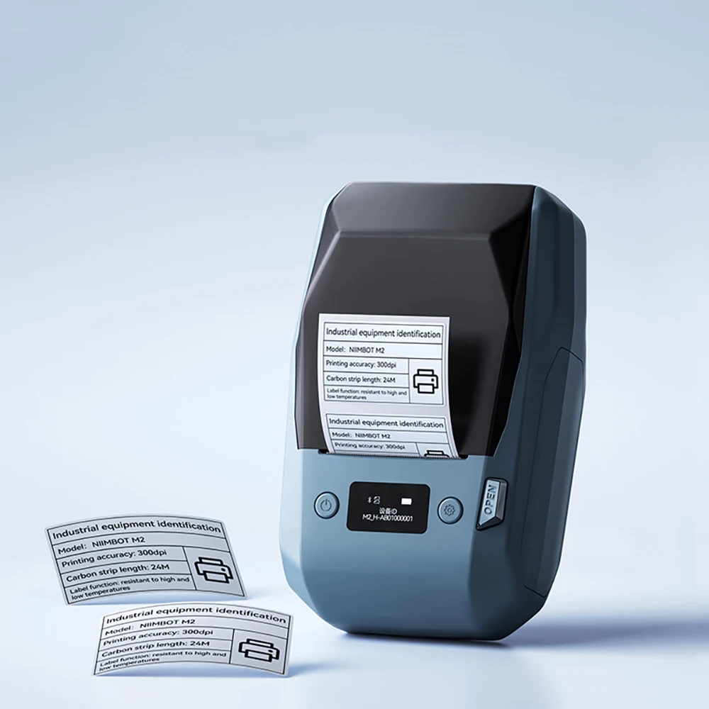 Niimbot M2 thermische overdracht labelprinter gouden/wit lint en zwarte zelfklevende wijnfles DIY-labels voor thuisbedrijven - afbeelding 2