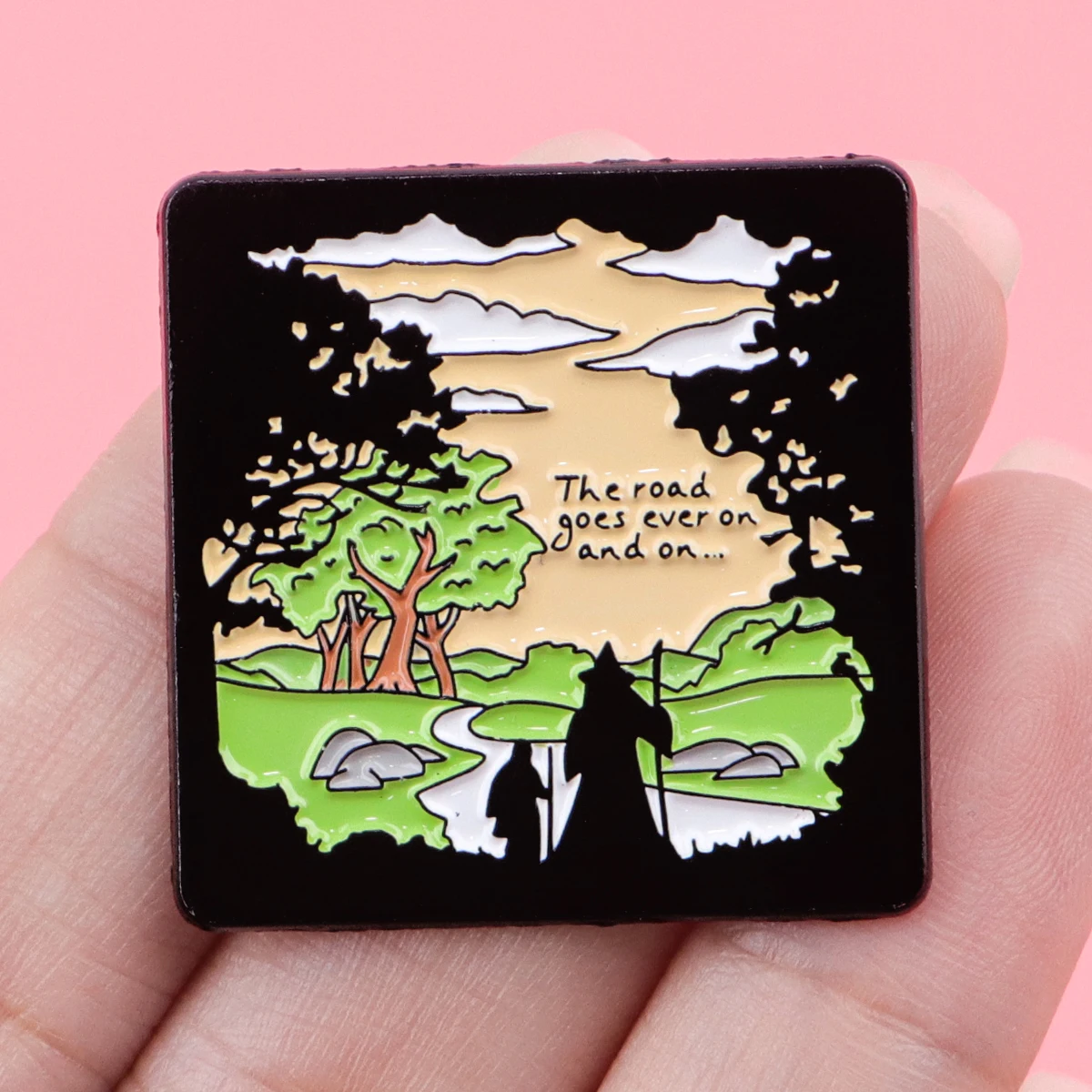 Cool Movie Figures Enamel Pins Leaf Brooch Lapel Pin Badge on Backpack Clothing Accessories Fashion Jewelry Fans Gifts