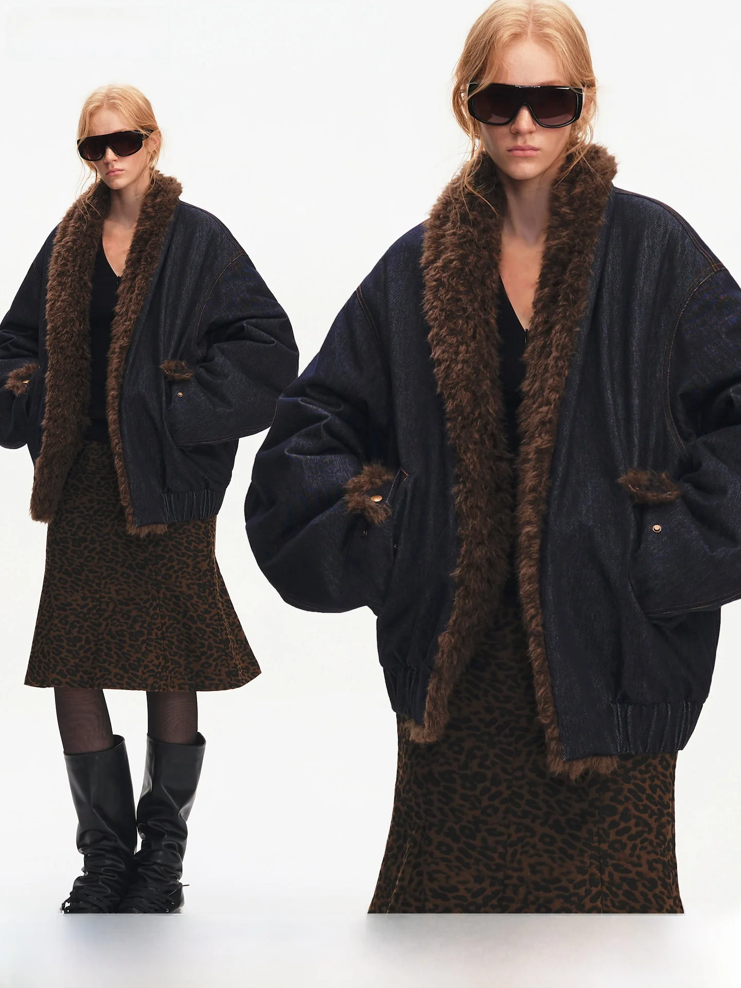 

Женская утепленная теплая куртка с воротником из овечьей шерсти, из хлопка, с длинными рукавами, зимняя верхняя одежда, простой стиль, однотонная.