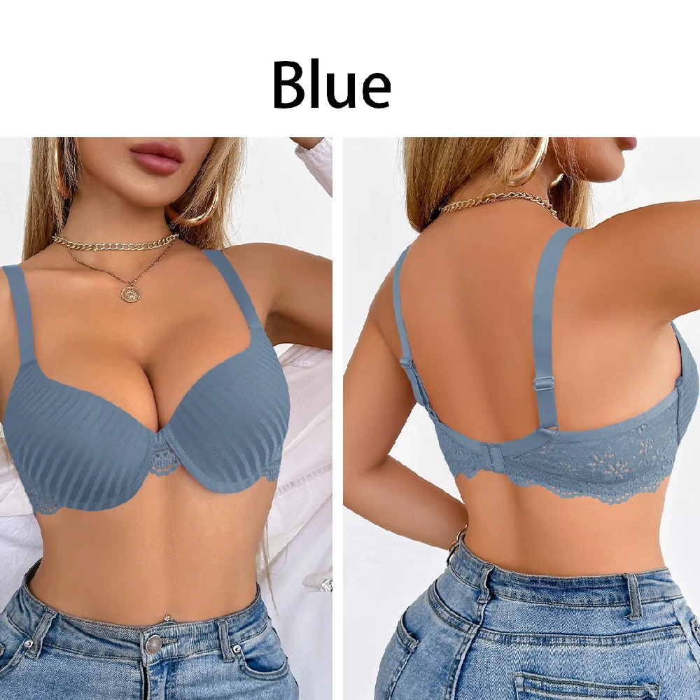 Women Underwire Bras for Women Plus Size Push up Lace Stitching Underwear ABCD Cup Female Brassiere Bras
