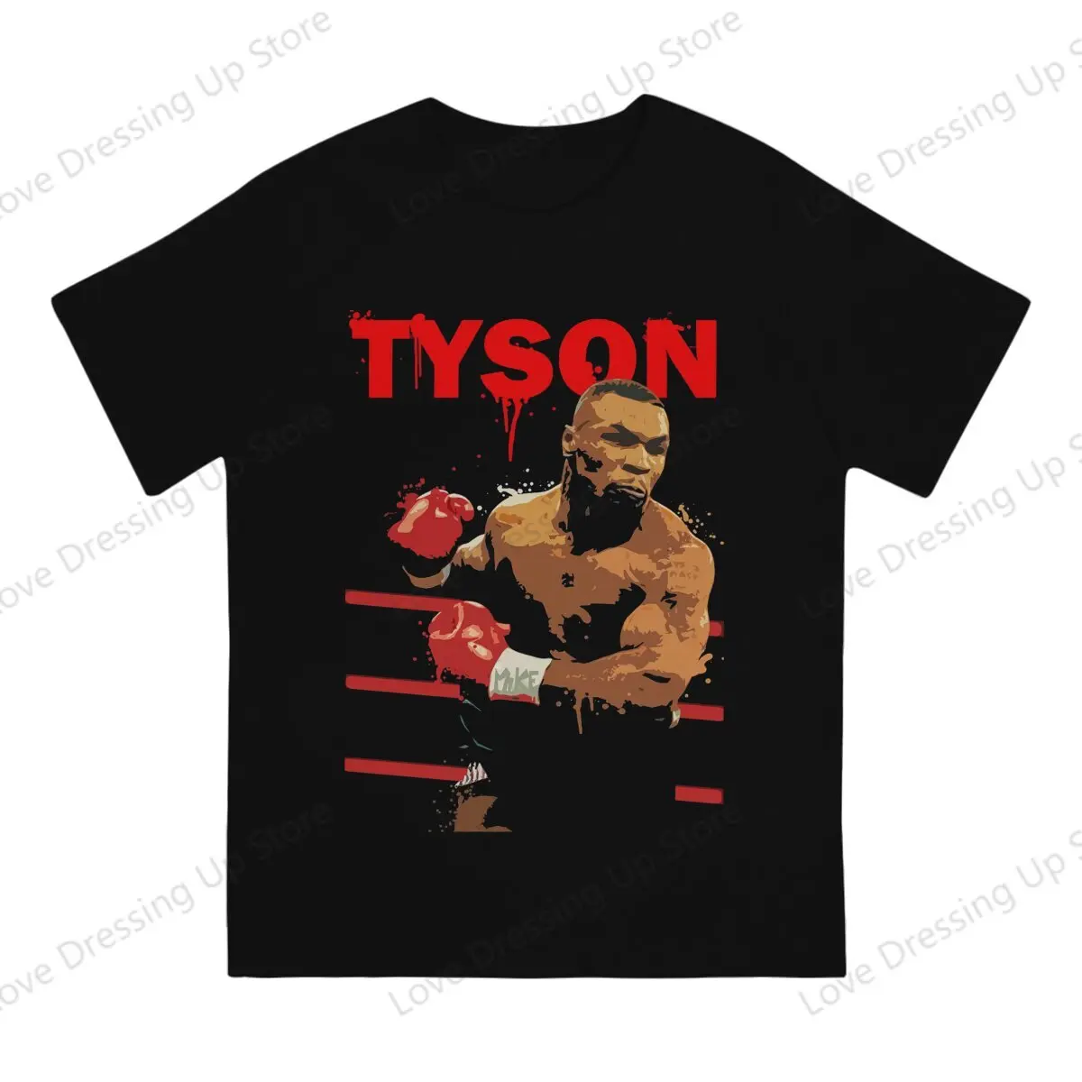 100% Cotton T-shirt  t shirt men Mike Tyson Boxing Retro Boxing Summer Breathable Casual Short Sleeves S-6XL