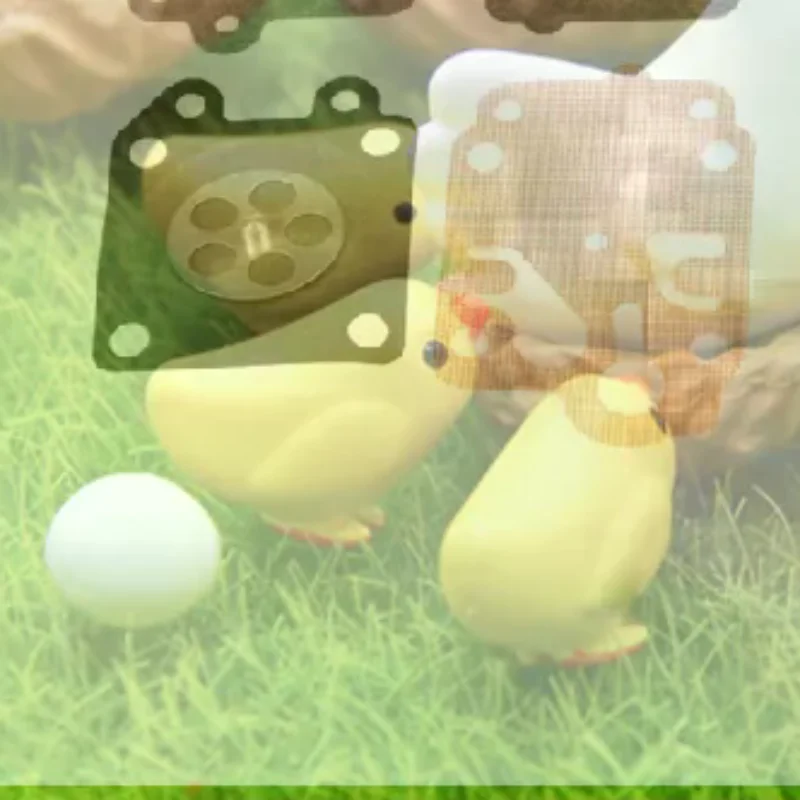 10 Pieces Hen Chicken Chick Egg Nest Small Statue Figurine Micro Crafts Ornament
