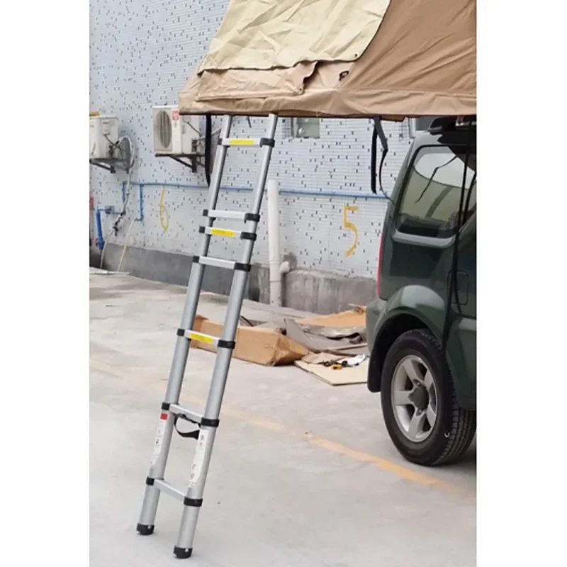 4x4 Car Tent Ladder Off Road Aluminum Retractable Roof Tope Tent Ladder Outdoor Tent Ladder