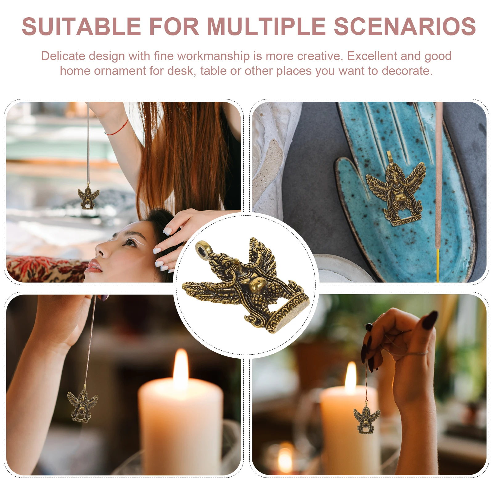 Брелок Dapeng Vajra, подвески, ожерелье, подвески в стиле ретро, латунные поделки, буддийские украшения с товкачиком, буддийские подвески с товкачиком