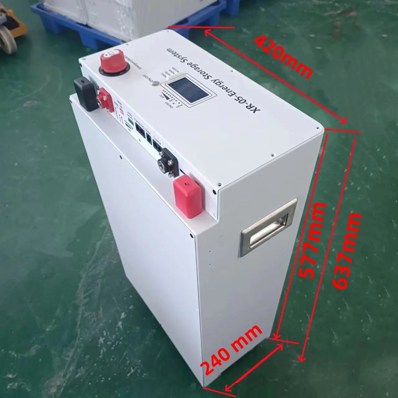 

XR05-48V230AH Power Box LiFePO4 Battery Case Solar Home Energy Storage 16S 51.2V DIY Kit For JBD BMS EVE CATL 200AH 202 230AH