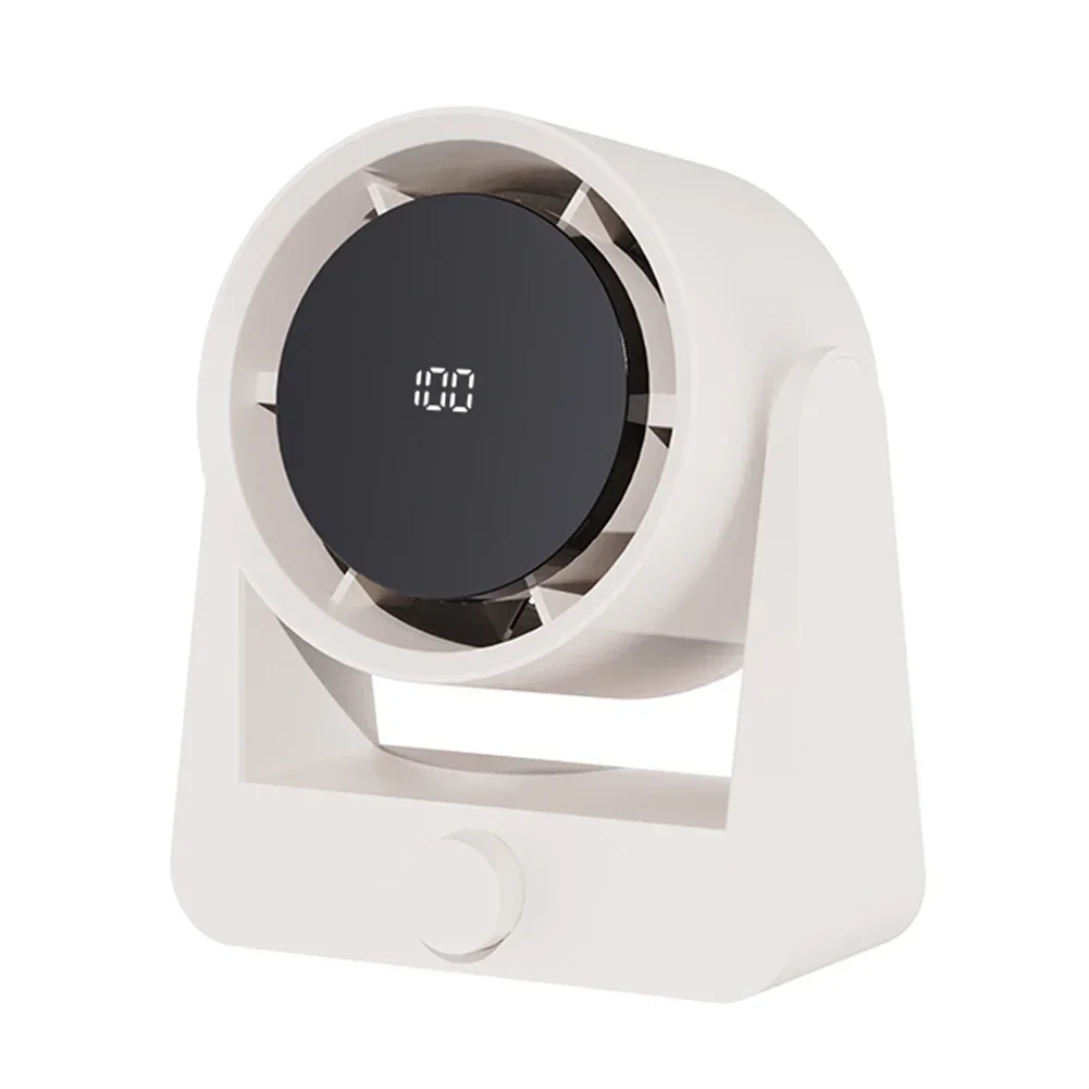 

Adjustable Fan Electric Fan 100 Speed Levels 16 Hours Use 3D Air Circulation Adjustable Wind Speed Desktop Fan