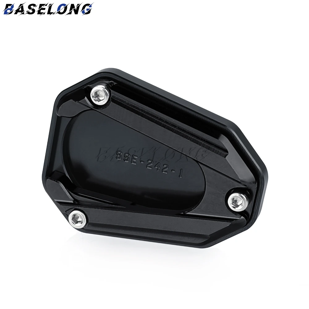 CU 625 Motorcycle Kickstand Foot Side Stand Extension Enlarger Support Plate Pad For VOGE CU250 CU525 CU625 2023 2024 2025 2026