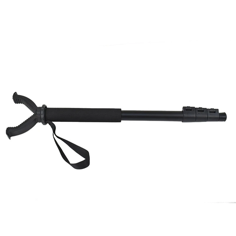 B39B-Aluminum Alloy Hunting Stand Adjustable Height Monopod Portable Hunting Accessories With Anti-Lost Wristband