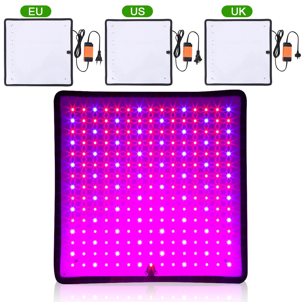 Phyto โคมไฟ 45W 225 LED Phytolamp สําหรับพืชเต็มสเปกตรัม LED การเพาะปลูก Plant Grower วัฒนธรรมในร่ม LED Grow โคมไฟ UV โคมไฟ ﻿