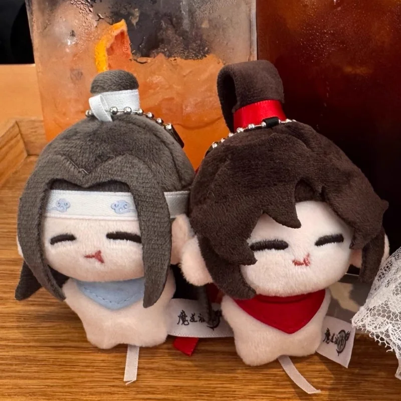 

Популярная аниме-атрибутика Mo Dao Zu Shi: мягкая игрушка 5 см, серия Лань Ванцзи и Вэй Усянь, подвеска-брелок для сумки, подарок, мультяшная кукла-игрушка