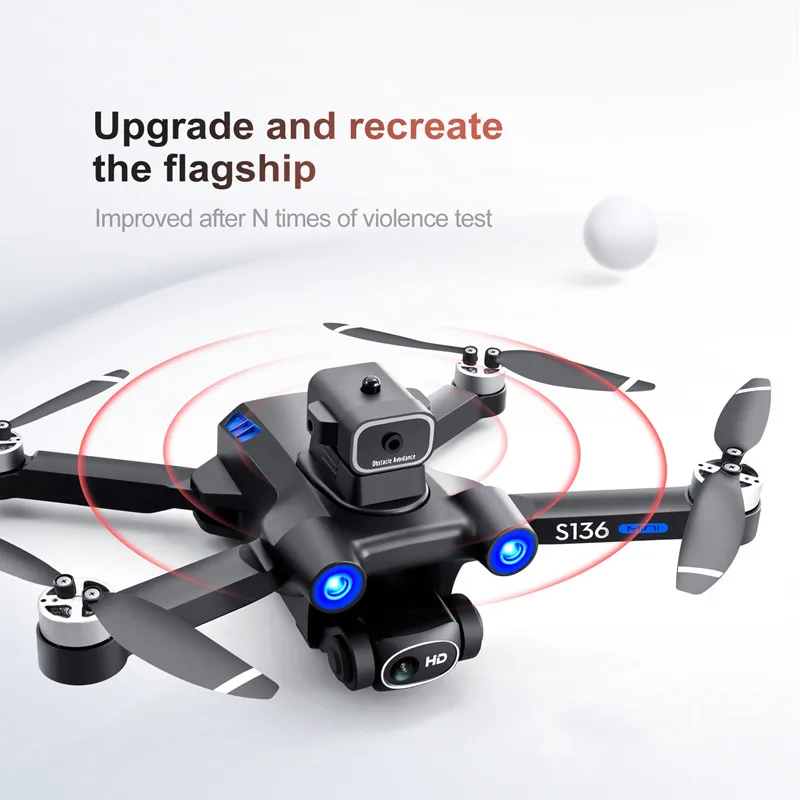 

S136 Drone Battery WIFI FPV RC Drone Spare Parts 3.7V 400mAH Battery/Propeller/Front Left Arm/Rear Left Arm/Front Right Arm