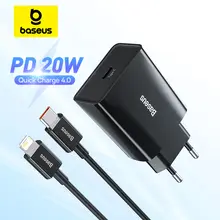 Baseus 20w carga rápida qc 3.0 pd usb tipo c carregador de carregamento rápido para iphone 15 14 13 12 11 x xiaomi samsung telefone pd carregador