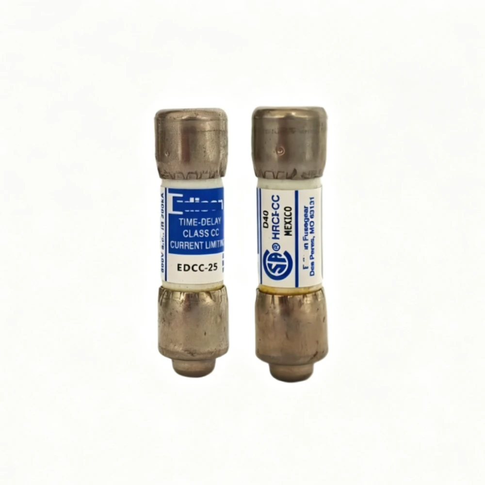 10PCS OEM EDCC‑25 Time‑Delay Fuse 25A 600VAC Class CC Current‑Limiting Fuse