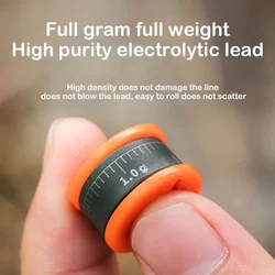 1/2pc High Precision Lead Sinker Fishing Lead Sheet Strip Roll Soft Sinkers Clip Tackle Fishing Sinker Scale Fishing Accessories