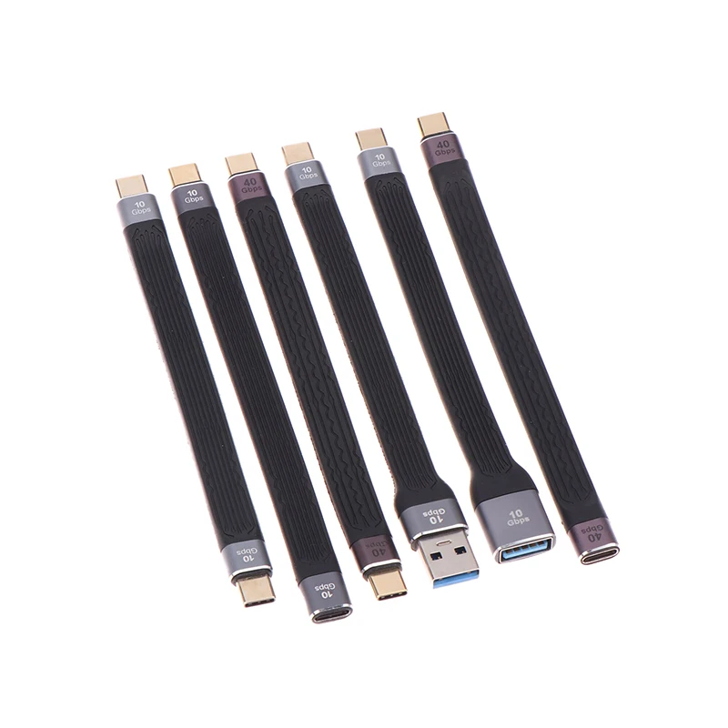 Usb Cable 3.1 4 Type-C Extension Cable Male To Male Female 40Gbps 10Gbps 100W Fast Charging Cable High Speed Data Transfer