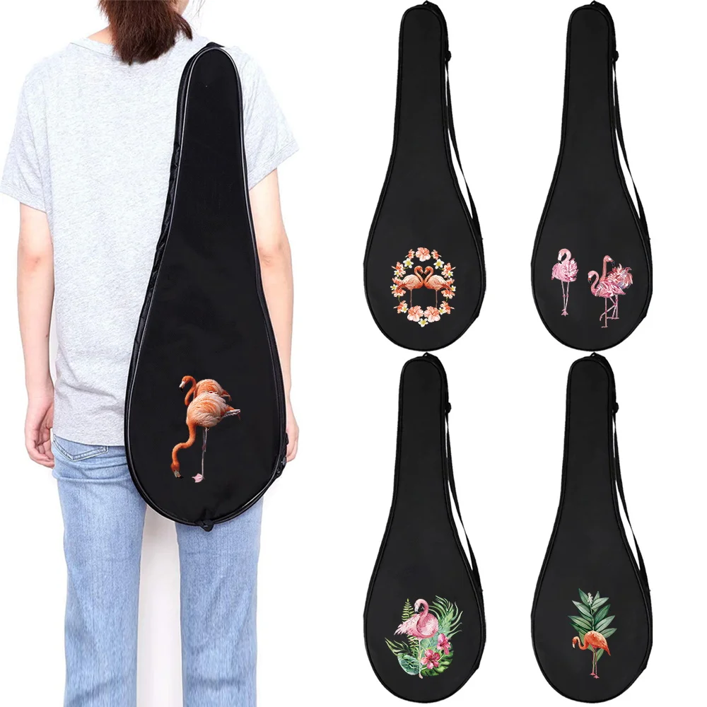 Men's and women's badminton racket bag single shoulder thick design large capacity wear-resistant trendy sports equipment