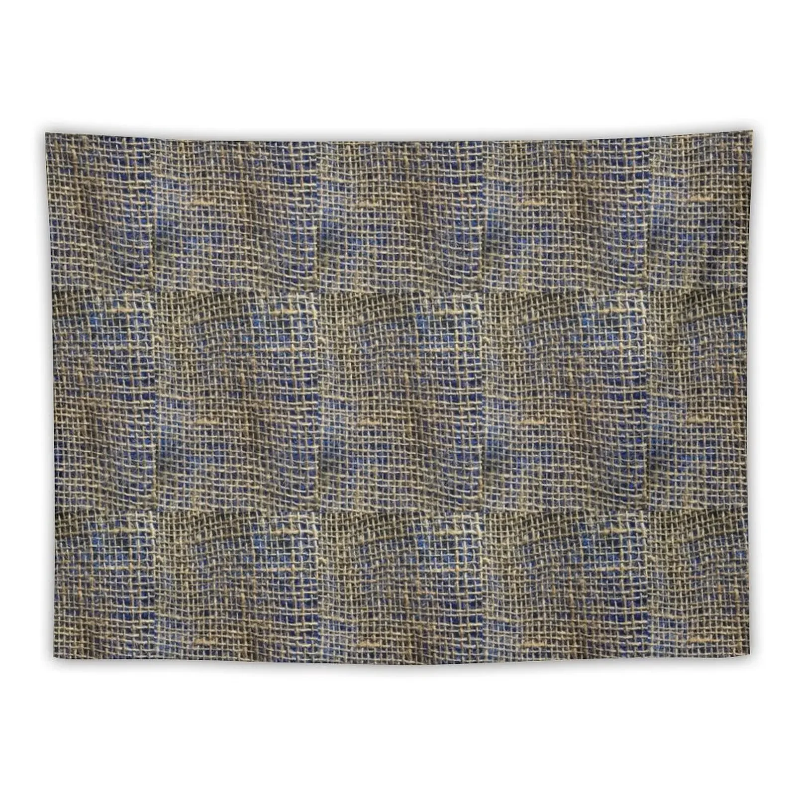 HEMP BURLAP blue | Actual Tapestry Korean Room Decor Carpet On The Wall Tapestry