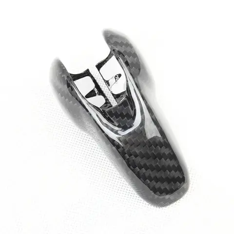 For PORSCHE 718 911 997 991 Panamera Macan Boxster Cayman Cayenne Dry Carbon Fiber Interior Shifter Gear Shift Knob Cover Collar 10 best sales cayenne accessories - №7