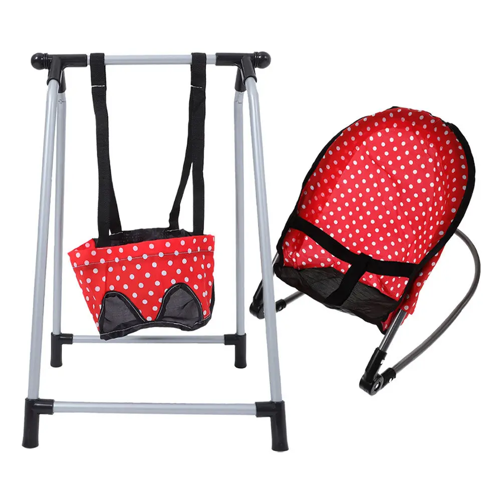 

Набор аксессуаров для детского качающегося кресла-качалки для девочек, прочная металлическая рама, игровой набор для ролевых игр, мебель для детской комнаты