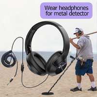 Metal Detector earphone Professional Metal Detector such as MD-6250 TX-850 Headphone Round hole Metal Detector headset