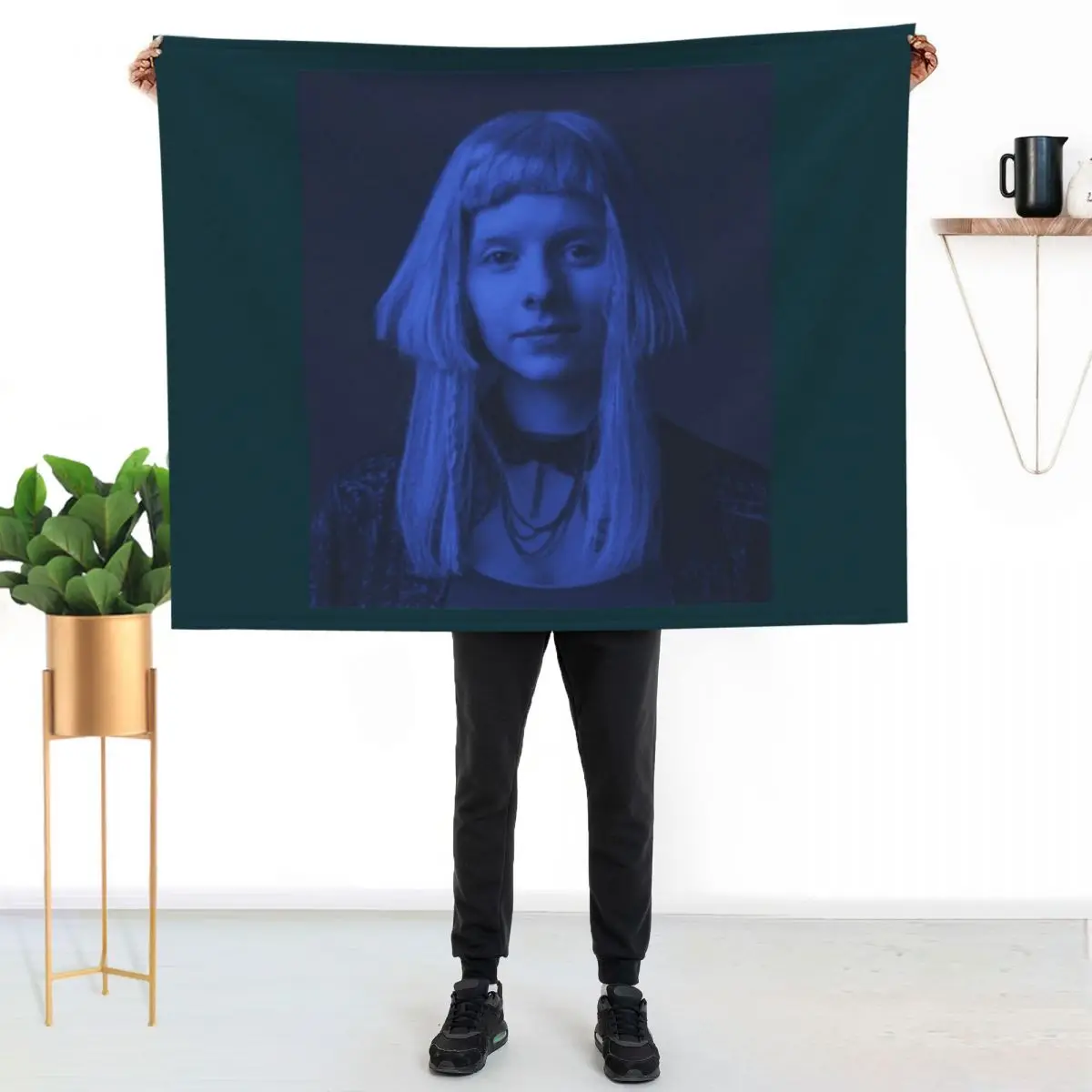 Aurora Aksnes Classic Essential Throw Blanket couch cozy soft plush fuzzy picnic outdoor blanket