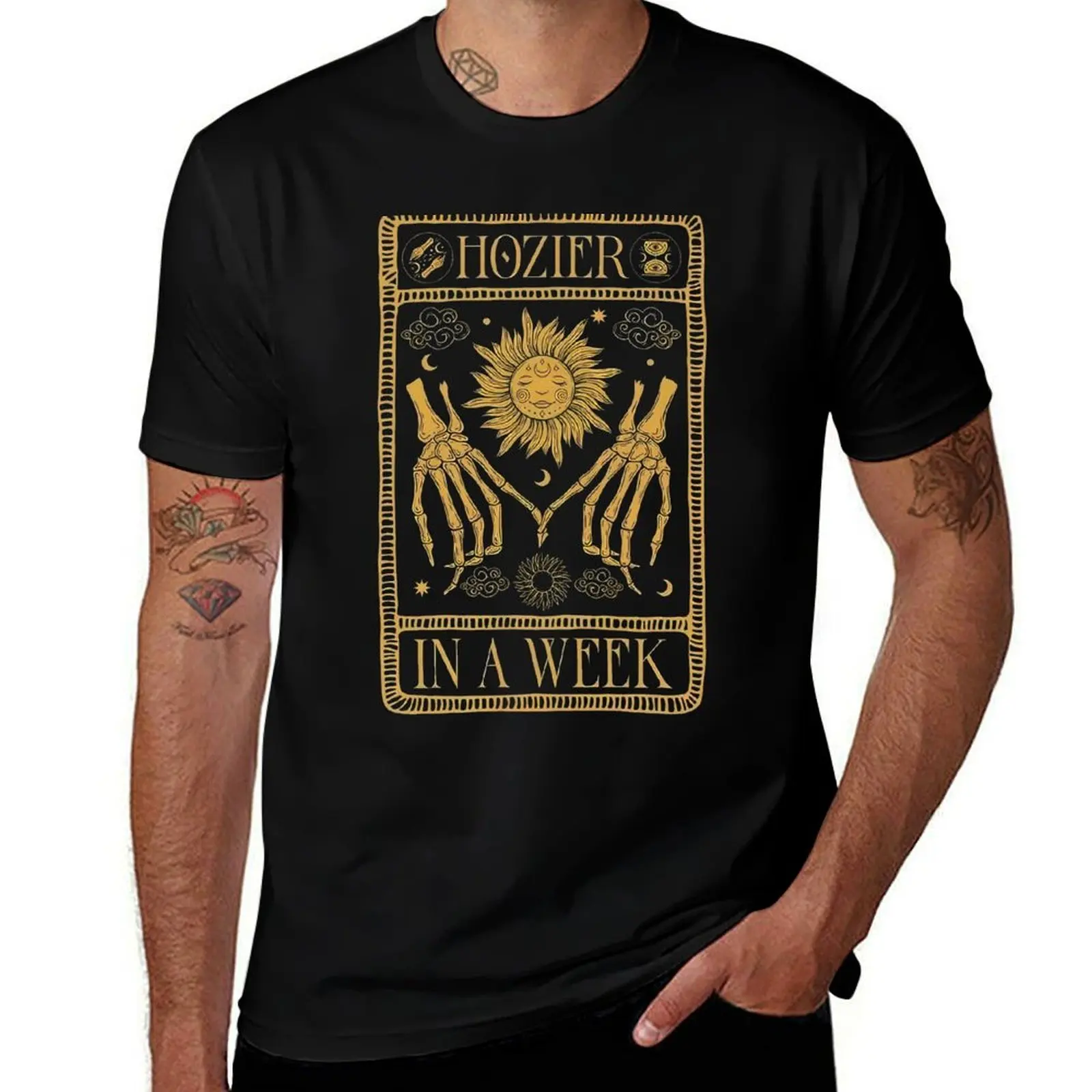 Hozier In A Week T-Shirt Work Outdoor Short Sleeve Tee T-Shirt