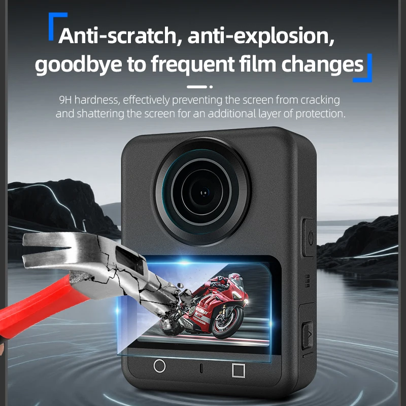 Tempered Glass for DJI OSMO 360 Screen Protector for DJI OSMO 360 Action Camera  Anti-scratch Film Glass Accessories