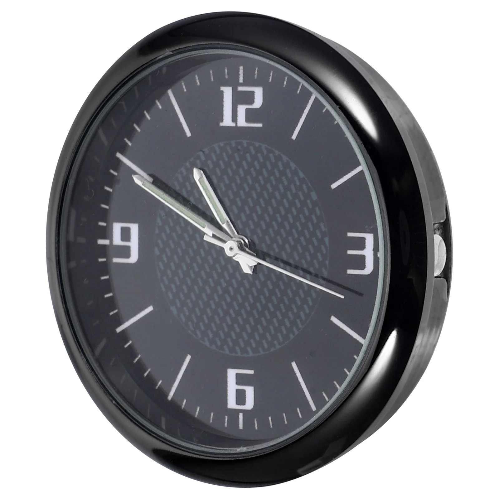 Car Clock Time Luminous Quartz Dashboard Small for Steel Simple Adhesive Mounted Vent Clocks