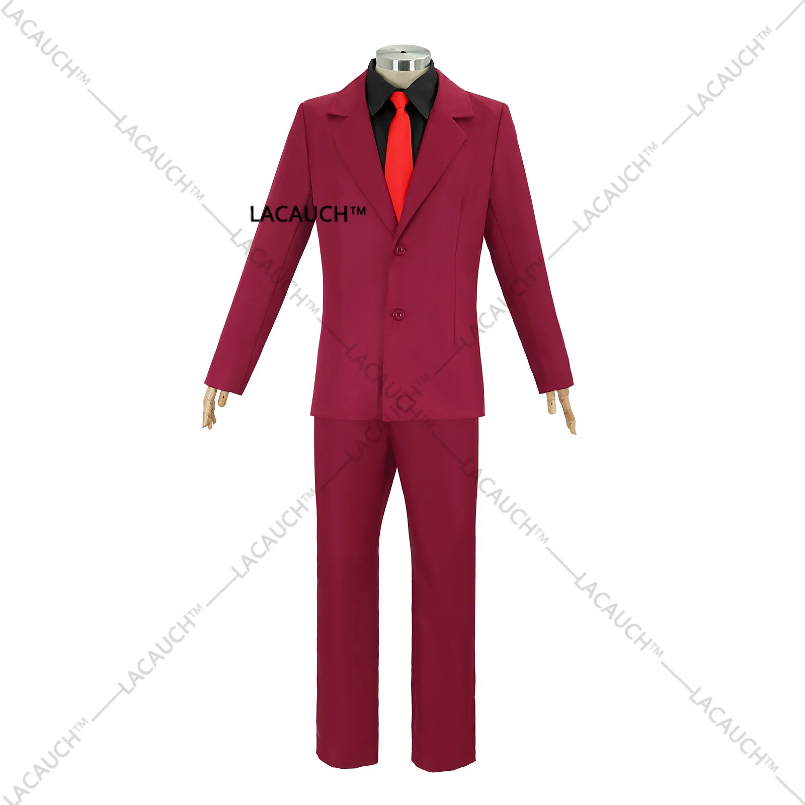 Hot Anime Vinsmoke Sanji Cosplay Costume Blue Yellow Red Shirt Suit Uniforms Wig Halloween Party Role Play Outfit for Adult Men - view 5