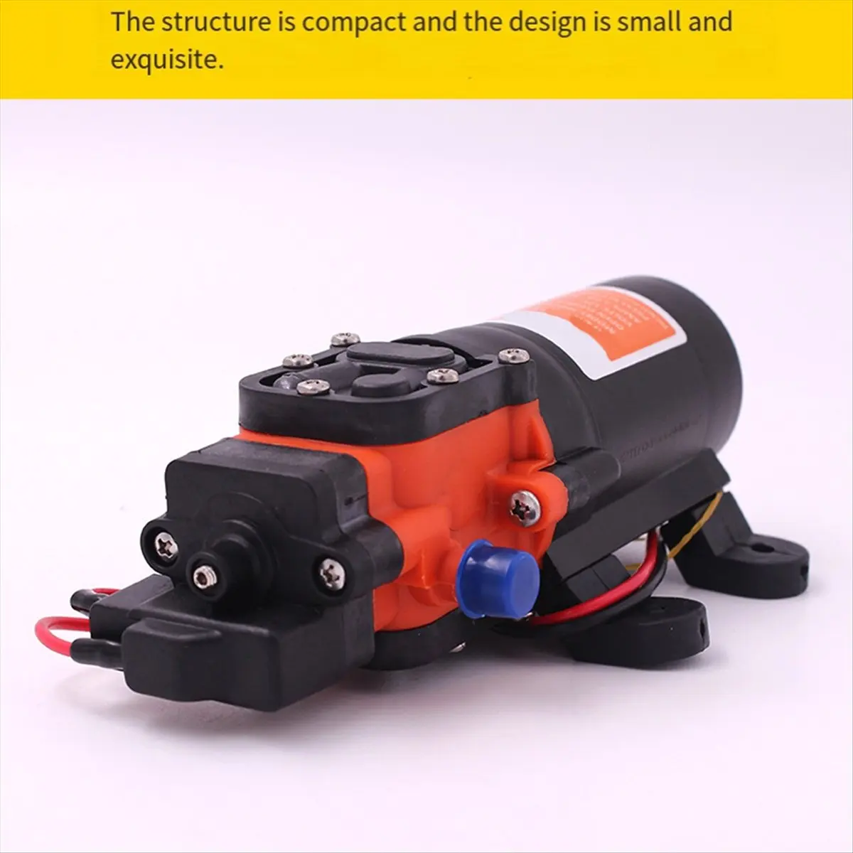 

*AA60I Портативный 40PSI 12/24 В Морской водяной насос Мембранный самовсасывающий насос Аксессуары для лодок Душ Насос для туалета Дом 24 В